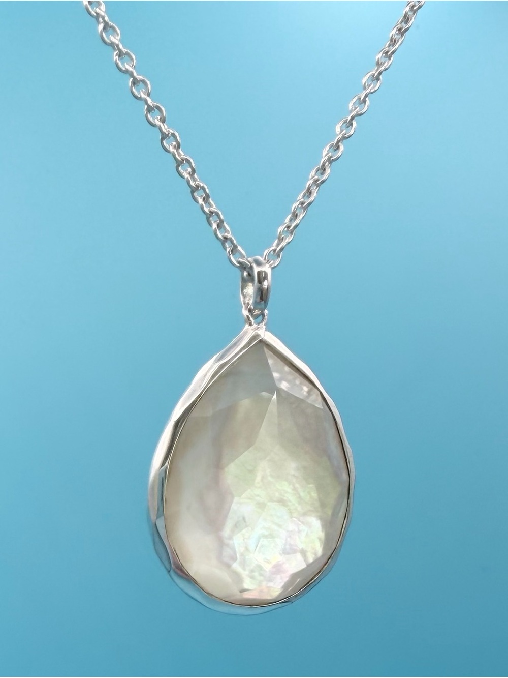 IPPOLITA Rock Candy Sterling Silver Mother of Pearl Pendant Necklace 925